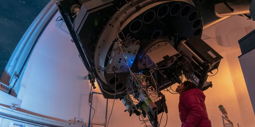 La noche de la Luna y Marte de Calar Alto